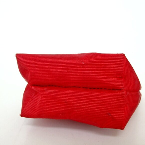 Authentic CELINE logo circle mini bag Pouch polyester [Used] - Picture 5 of 6